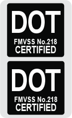 dot sticker for motorcycle helmets