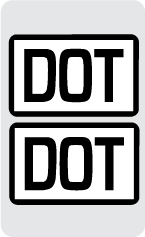 dot sticker for motorcycle helmets