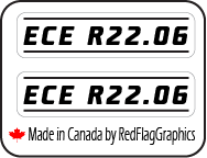 ece sticker for motorcycle helmets
