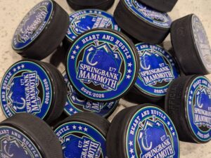 commemorative puck stickers, keepsakes and rewards